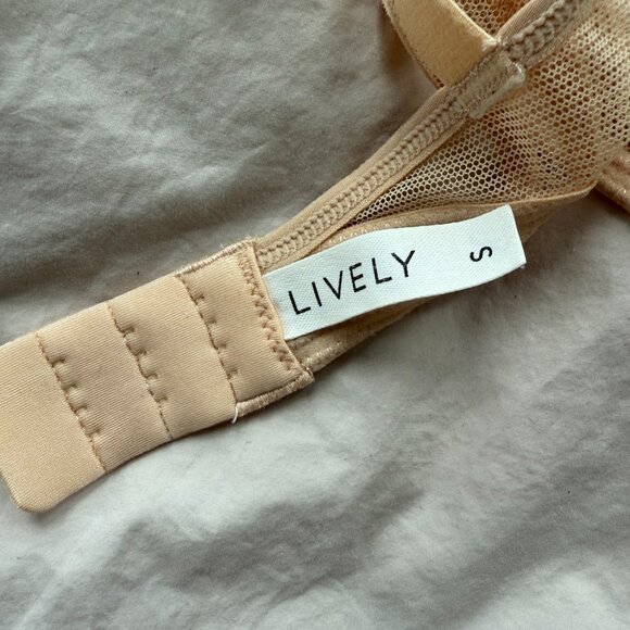 LIVELY Mesh Trim Bralette in Toasted Almond NWT - Picture 10 of 11